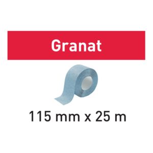 Festool Schleifrolle 115x25m P120 GR Granat Festool Schleifrolle 115x25m P120 GR Granat