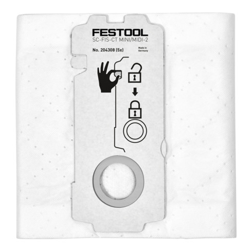 Festool SELFCLEAN Filtersack SC-FIS-CT MINI/MIDI-2/5/CT15