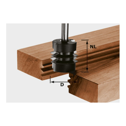 Festool Verleimfräser HW Schaft 8 mm HW S8 D34/NL32