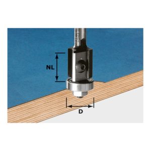 Festool Wendeplatten-Bündigfräser HW Schaft 8 mm D19/20WM Z2 (mit Anlaufkugellager) Festool Wendeplatten-Bündigfräser HW Schaft 8 mm D19/20WM Z2 (mit Anlaufkugellager)