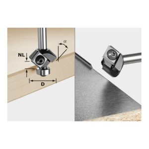 Festool Wendeplatten-Fasefräser HW 45° D27 12×12 (mit Anlaufkugellager) Festool Wendeplatten-Fasefräser HW 45° D27 12×12 (mit Anlaufkugellager)