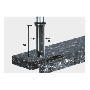 Festool Wendeplatten-Nutfräser HW Schaft 12 mm HW S12 D14/45 WM Festool Wendeplatten-Nutfräser HW Schaft 12 mm HW S12 D14/45 WM