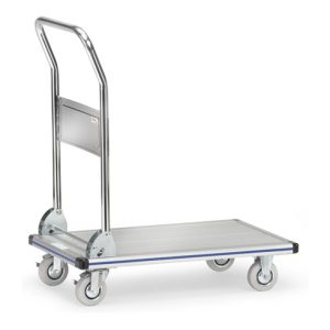 fetra Alu-Plattformwagen 3120 – Tragkraft 150kg Vollgummi-Reifen
