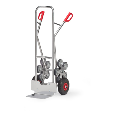 fetra Alu-Treppenkarre 1327 5-arm. Rad-Stern - Tragkraft 200kg Schaufel 25x32cm