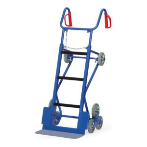 fetra Gerätekarre 11052, Tragkraft 400kg, Schaufel 19x55cm, 3 Treppensterne, mit Stützräder