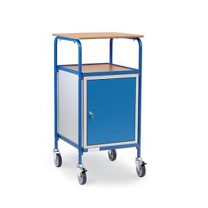 fetra® Rollpult mit Schrank, 4 Lenkrollen, Flügeltür, 3 Böden, Schreibfläche 605 x 591 mm fetra® Rollpult mit Schrank, 4 Lenkrollen, Flügeltür, 3 Böden, Schreibfläche 605 x 591 mm