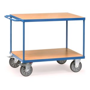 fetra Tischwagen 2403 – Tragkraft 600kg TPE-Reifen fetra Tischwagen 2403 – Tragkraft 600kg TPE-Reifen