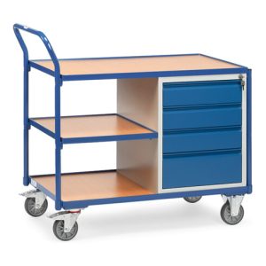 fetra Tischwagen 2634 – Tragkraft 300kg TPE-Reifen