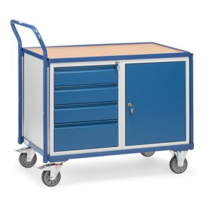 fetra Tischwagen 2635 – Tragkraft 300kg TPE-Reifen
