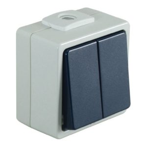 Feuchtraumserienschalter 250/50V/Hz 10 A IP54 Feuchtraumserienschalter 250/50V/Hz 10 A IP54