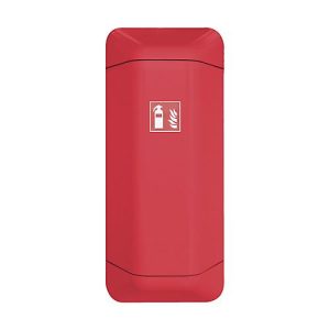 Feuerlöscherschrank help, Kunststoff, B 434 x T 225 x H 1028 mm, rot