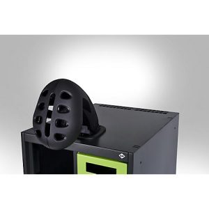 Feuerwehrspind C+P Evolo EXPERT, 1 Abteil, B 300 x T 500 x H 1850 mm, RAL 7016 Anthrazitgrau/RAL 7021 Schwarzgrau