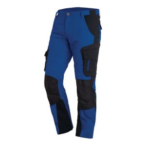 FHB FLORIAN Arbeitshose royalblau-schwarz Gr. 54