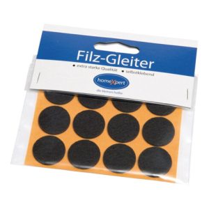 Filzgleiter 22mm Filz braun selbstkl. Filzgleiter 22mm Filz braun selbstkl.