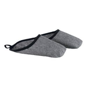 Filzüberschuhe Ludwig L (41-46) grau-meliert FELDTMANN