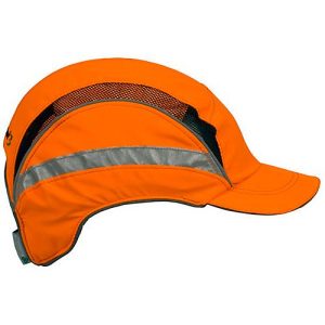 First Base Cap orange mit Reflexstreifen First Base Cap orange mit Reflexstreifen