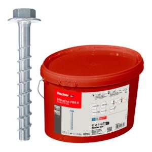 fischer Betonschraube UltraCut FBS II 6×40/5 US Eimer (620) fischer Betonschraube UltraCut FBS II 6×40/5 US Eimer (620)