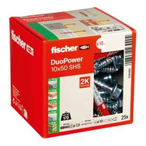 fischer Dübel DuoPower 10×50 S LD fischer Dübel DuoPower 10×50 S LD