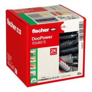 fischer Dübel DuoPower 10×80 S LD fischer Dübel DuoPower 10×80 S LD