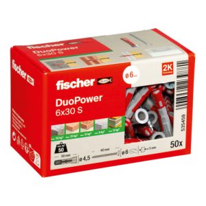 fischer Dübel DuoPower 6×30 S LD fischer Dübel DuoPower 6×30 S LD