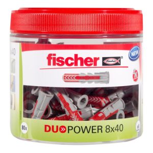 fischer Dübel DUOPOWER 8×40 Dose (80) fischer Dübel DUOPOWER 8×40 Dose (80)