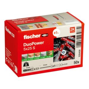 fischer DUOPOWER 5×25 S LD fischer DUOPOWER 5×25 S LD