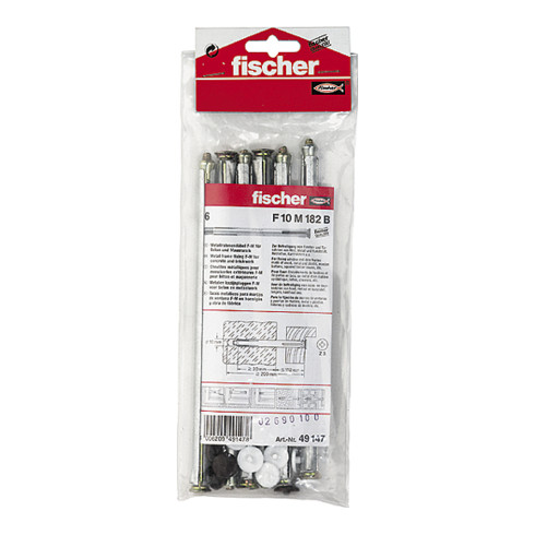 fischer Fensterrahmendübel F 10 M 182 B SB-Karte