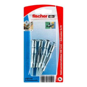 fischer Hohlraum-Metalldübel HM 5×52 SK K fischer Hohlraum-Metalldübel HM 5×52 SK K
