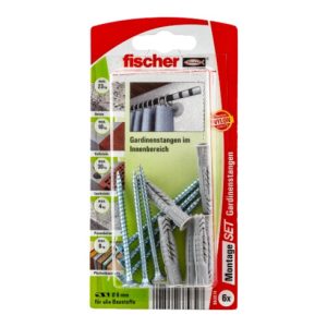 fischer M-Set Gardinenstangen K fischer M-Set Gardinenstangen K