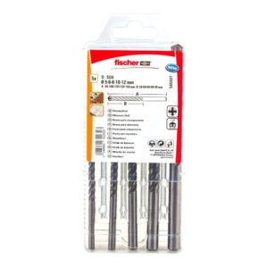 fischer Steinbohrer D-SDX SET (Ø 5,6,8,10,12) fischer Steinbohrer D-SDX SET (Ø 5,6,8,10,12)