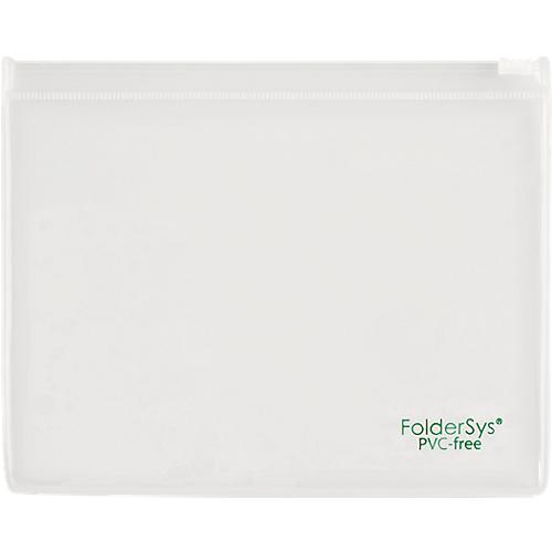 Flachbeutel FolderSys, Gleitverschluss, PVC-frei, lebensmittelgeeignet, Folie transparent, Format B6, 10 Stück