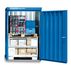 FLADAFI® Magazinbox MB 8 Verzinkt, montiert, ohne Boden FLADAFI® Magazinbox MB 8 Verzinkt, montiert, ohne Boden