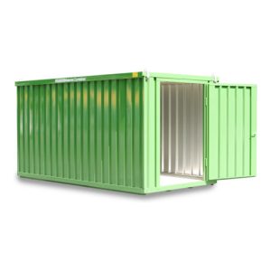 FLADAFI® Materialcontainer MC 1400 TS Verzinkt, zerlegt mit Holzfußboden FLADAFI® Materialcontainer MC 1400 TS Verzinkt, zerlegt mit Holzfußboden