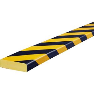 Flächenschutz Typ S, 1-m-Stück, gelb/schwarz Flächenschutz Typ S, 1-m-Stück, gelb/schwarz