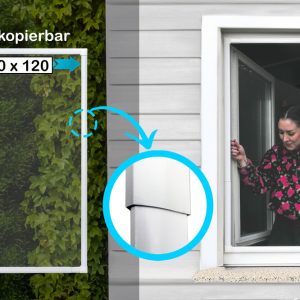 Zgonc Insekten-Klappfenster 120 x 140 cm Weiß Zgonc Insekten-Klappfenster 120 x 140 cm Weiß