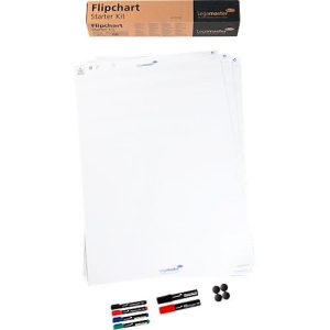 Flipchart-Starter-Set Legamaster 7-124900, Blöcke, Marker, Magnete, 14-teilig Flipchart-Starter-Set Legamaster 7-124900, Blöcke, Marker, Magnete, 14-teilig