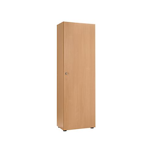 Flügeltürenschank 1-türig, ohne Akustikfront, B600 mm, Buche-Dekor