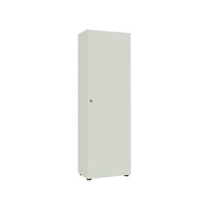 Flügeltürenschank 1-türig, ohne Akustikfront, B600 mm, lichtgrau Flügeltürenschank 1-türig, ohne Akustikfront, B600 mm, lichtgrau