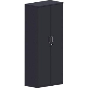 Flügeltürenschrank BEXXSTAR, 5 Ordnerhöhen, Holztüren, H 1895 mm, schwarz Flügeltürenschrank BEXXSTAR, 5 Ordnerhöhen, Holztüren, H 1895 mm, schwarz