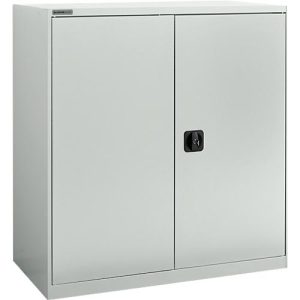 Flügeltürenschrank Schäfer Shop Select MS-i 12409, Stahlblech, B 950 x T 400 x H 1215 mm, 3 OH, Lichtgrau, bis 150 kg Flügeltürenschrank Schäfer Shop Select MS-i 12409, Stahlblech, B 950 x T 400 x H 1215 mm, 3 OH, Lichtgrau, bis 150 kg