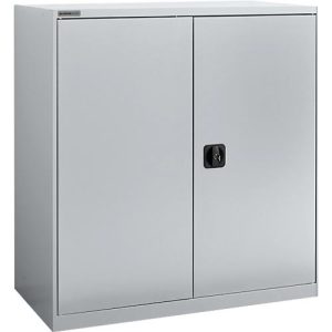 Flügeltürenschrank Schäfer Shop Select MS-i 12409, Stahlblech, B 950 x T 400 x H 1215 mm, 3 OH, Weißaluminium, bis 150 kg Flügeltürenschrank Schäfer Shop Select MS-i 12409, Stahlblech, B 950 x T 400 x H 1215 mm, 3 OH, Weißaluminium, bis 150 kg