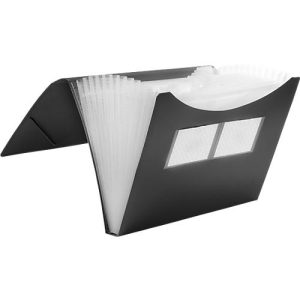 FolderSys Fächermappe, 12 Fächer, A4-Format, Spanngummi-Verschluss, schwarz FolderSys Fächermappe, 12 Fächer, A4-Format, Spanngummi-Verschluss, schwarz
