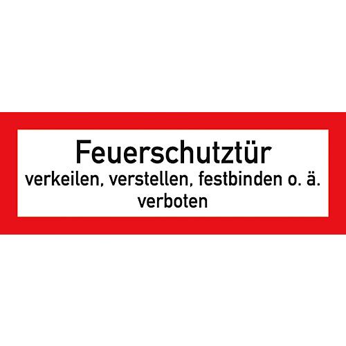 Folie Feuerschutztür, selbstklebend