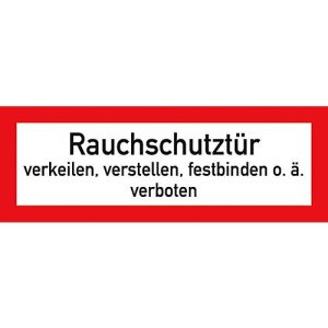 Folie Rauchschutztür, selbstklebend Folie Rauchschutztür, selbstklebend