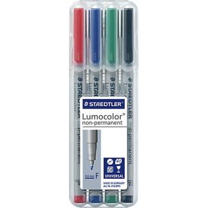 Folienschreiber Universalstift, F, WL, sortiert, 4er-Set Folienschreiber Universalstift, F, WL, sortiert, 4er-Set