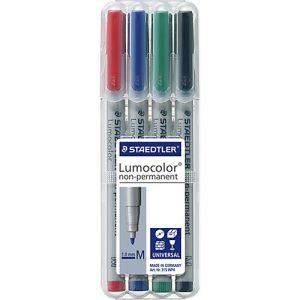 Folienschreiber Universalstift, M, WL, sortiert, 4er-Set Folienschreiber Universalstift, M, WL, sortiert, 4er-Set