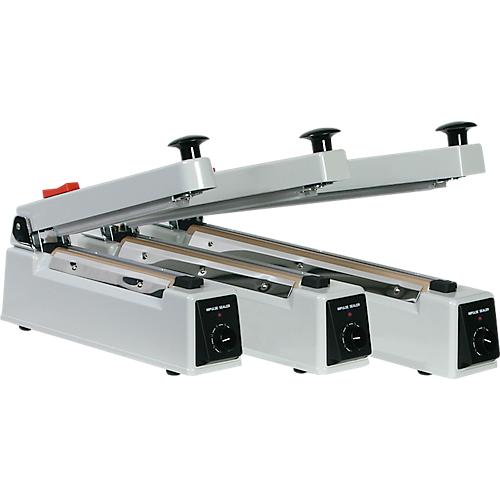 Folienschweißgerät ECO Sealer 300, für Folien mit Stärke bis 150 μ, Schweißnahtlänge 300 mm, Leistung 500 W, mit Abschneider, Metall, grau