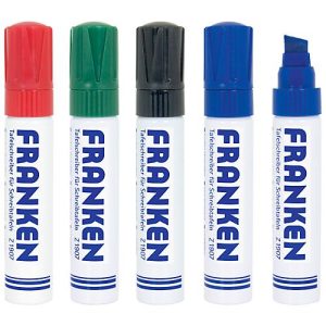 Franken Boardmarker Jumbo Z1909, nachfüllbar, 4 Stück, farblich sortiert, Strichstärke 4 – 12 mm Franken Boardmarker Jumbo Z1909, nachfüllbar, 4 Stück, farblich sortiert, Strichstärke 4 – 12 mm