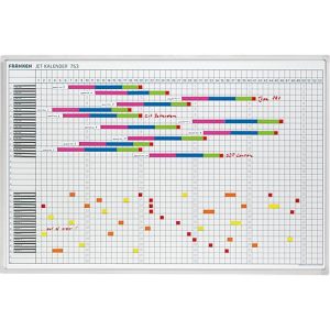 Franken Jahreskalender JetKalender JK753, 53 Kalenderwochen, magnethaftend, Ablageschale, B 900 x H 600 mm, Stahl & Aluminium, weiß Franken Jahreskalender JetKalender JK753, 53 Kalenderwochen, magnethaftend, Ablageschale, B 900 x H 600 mm, Stahl & Aluminium, weiß