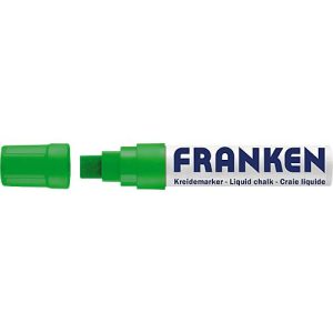 Franken Kreidemarker Jumbo ZKM1502, Keilspitze, Strichstärke 5-15 mm, Tinte auf Wasserbasis, hellgrün Franken Kreidemarker Jumbo ZKM1502, Keilspitze, Strichstärke 5-15 mm, Tinte auf Wasserbasis, hellgrün